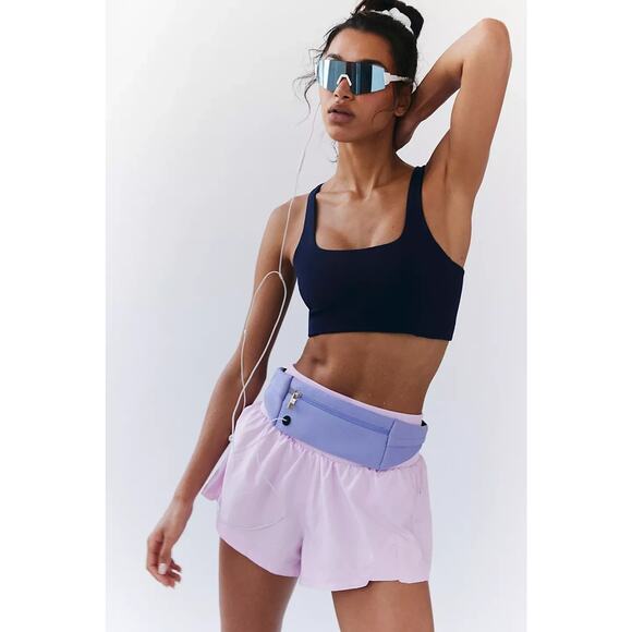 Free People Movement Carpe Diem Shorts Powder Pink Size XS NWT Athletic Running - Picture 4 of 7